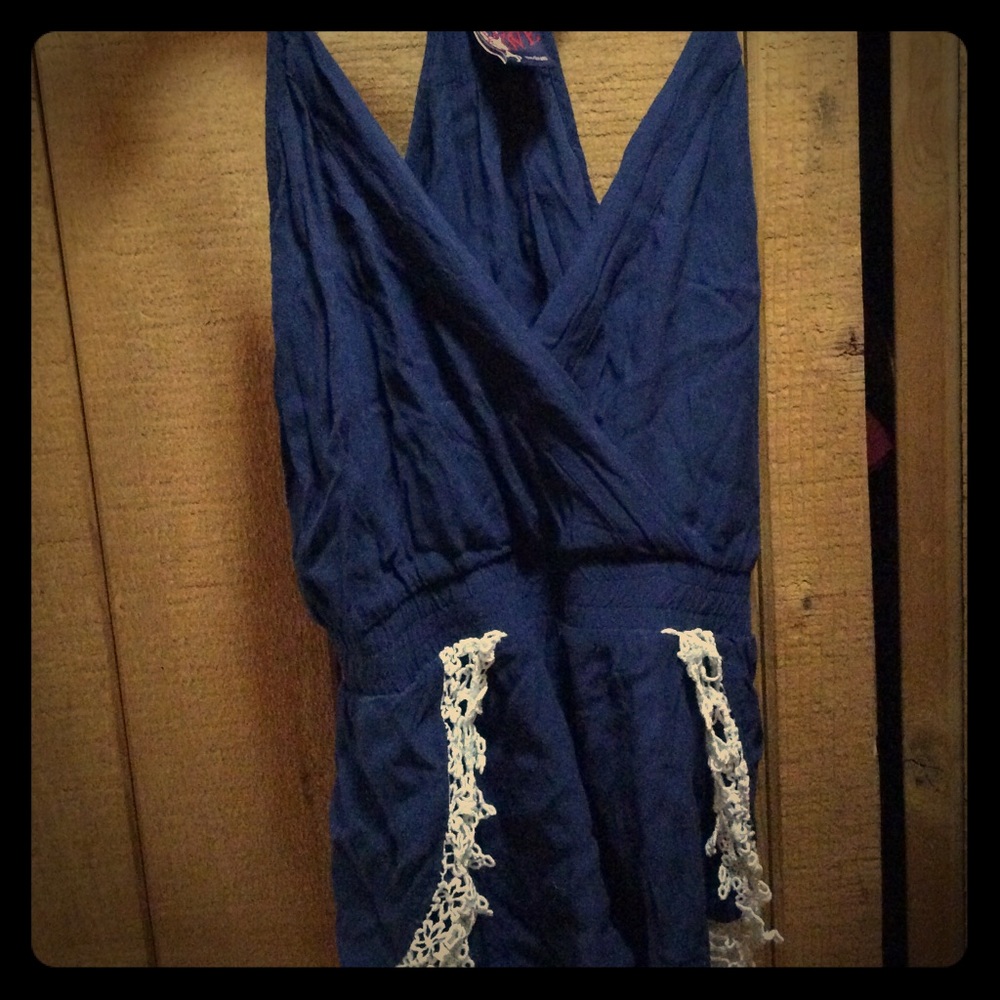 Blue Romper